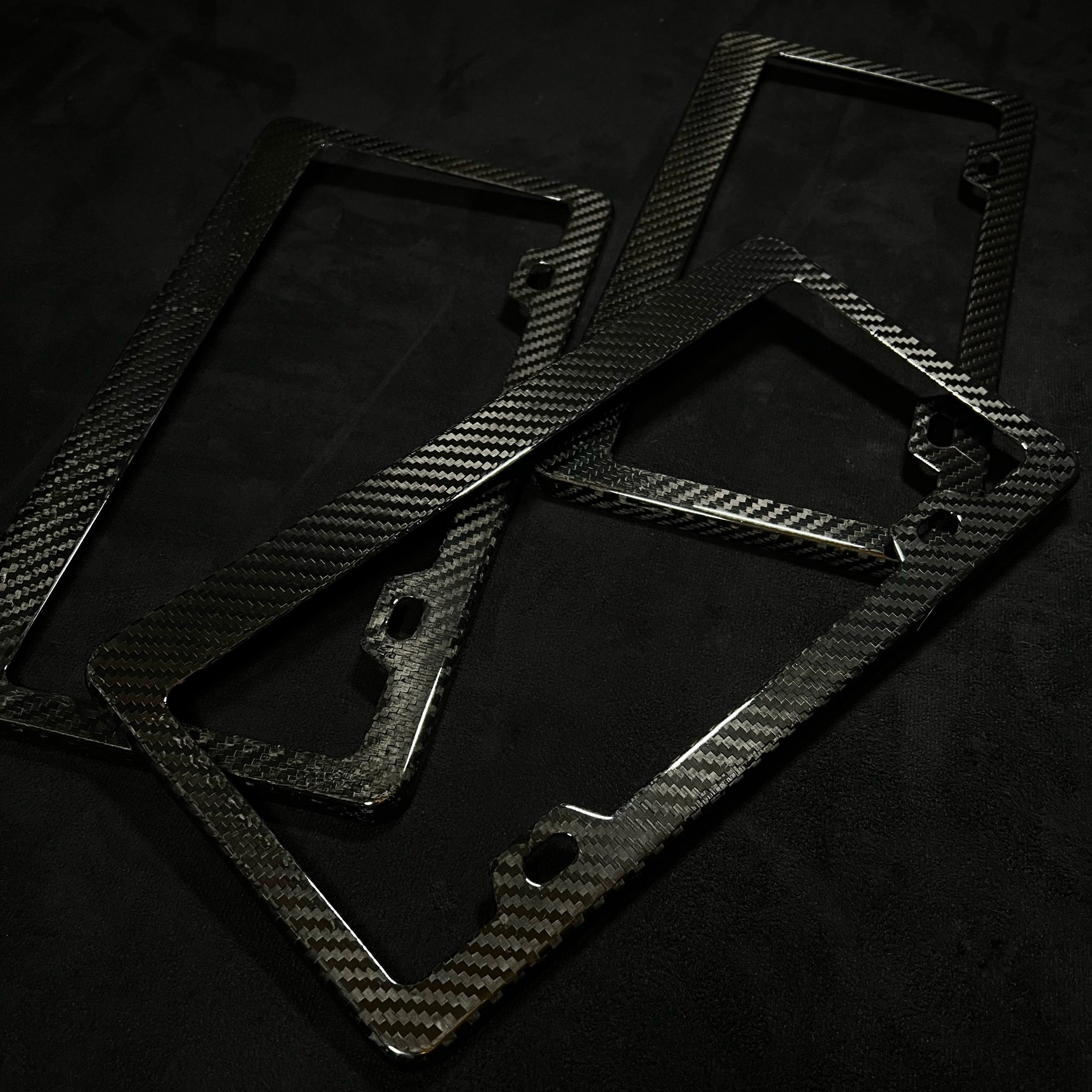 Carbon Fiber License Plate Frame