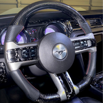 2010-2014 Mustang Carbon Fiber Steering Wheel Trim