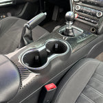 2015+ Mustang Carbon Fiber Center Console Overlay