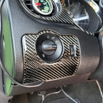 2010-2014 Carbon Fiber Headlight Control Trim interior Overlay