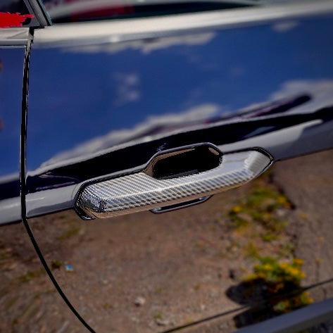 2024+ Mustang Carbon Fiber Door Handle Overlays