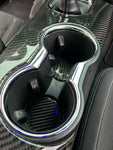 2015+ Mustang Carbon Fiber Cup & Coin Holder Trim