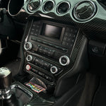 2015+ Mustang Carbon Fiber Infotainment Overlay