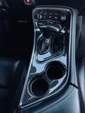 2015+ Challenger Carbon Fiber Center Console Overlay