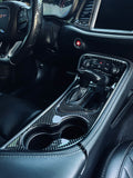 2015+ Challenger Carbon Fiber Center Console Overlay