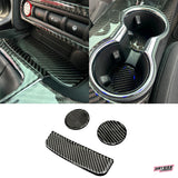 2015+ Mustang Carbon Fiber Cup & Coin Holder Trim