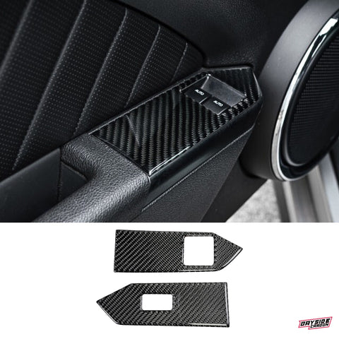 2010-2014 Mustang Carbon Fiber Window Switch Trim