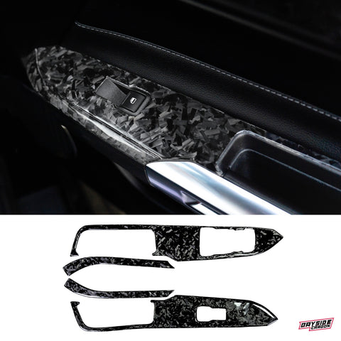 2015+ Mustang Carbon Fiber Window Switch Overlays