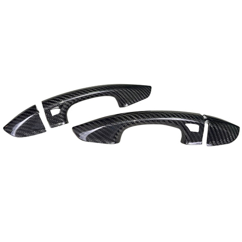 2015+ S550 Mustang Carbon Fiber Door Handle Overlays