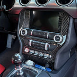 2015+ Mustang Carbon Fiber Infotainment Overlay