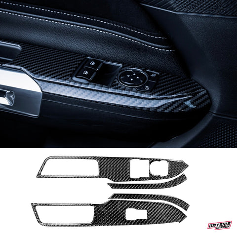 2024+ Mustang Carbon Fiber Window Switch Trim