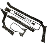 2024+ Mustang Carbon Fiber Driver/Passenger Dashboard Trim