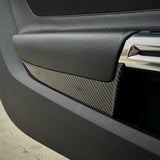 2015+ Mustang Carbon Fiber Front Door Panel Overlays