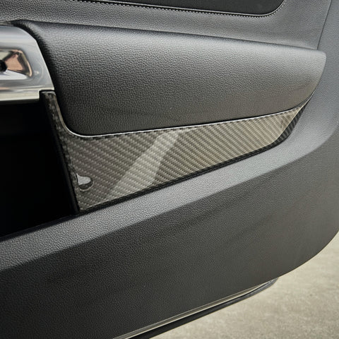 2015+ Mustang Carbon Fiber Front Door Panel Overlays