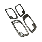 2015+ Charger Carbon Fiber Interior Door Handle Overlays