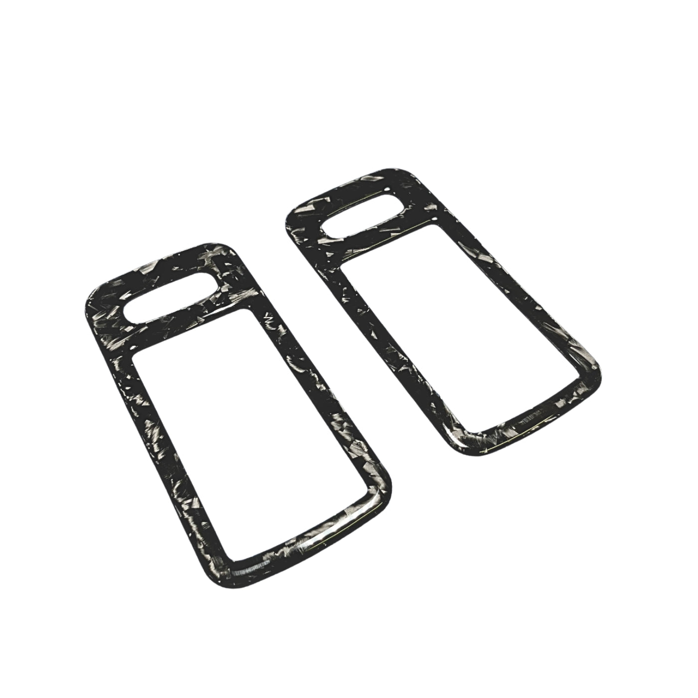 2010-2014 Carbon Fiber Interior Door Handle Trim Overlay