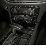 2015+ Charger Carbon Fiber Multimedia Radio Button Overlay