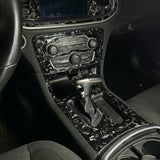 2015+ Charger Carbon Fiber Front & Rear Center Console Overlay