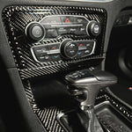2015+ Charger Carbon Fiber Multimedia Radio Button Overlay