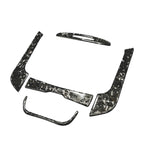 2015+ Charger Carbon Fiber Front & Rear Center Console Overlay