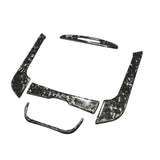 2015+ Charger Carbon Fiber Front & Rear Center Console Overlay