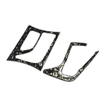 2015+ Charger Carbon Fiber Front & Rear Center Console Overlay