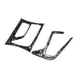 2015+ Charger Carbon Fiber Front & Rear Center Console Overlay