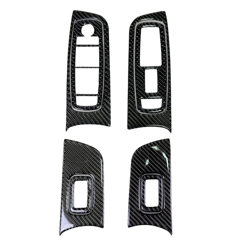 2015+ Dodge Charger Carbon Fiber Window Switch Overlays