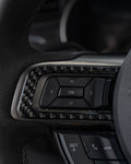 2015+ Mustang Carbon Fiber Steering Wheel Trim