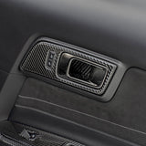 2015+ Mustang Carbon Fiber Interior Door Handle Overlays