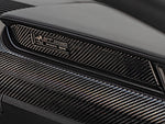 2015+ Mustang Carbon Fiber Dashboard Emblem Overlay