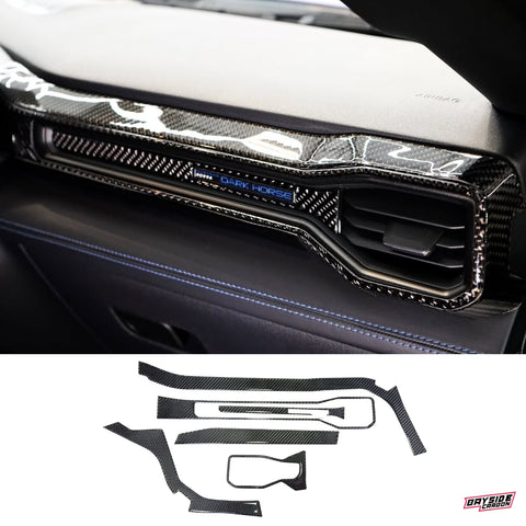 2024+ Mustang Carbon Fiber Driver/Passenger Dashboard Trim